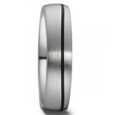 Palladium & Carbon Fibre Wedding Rings